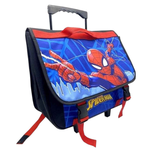 Cartable à Roulettes Marvel Spider-Man 35 x 40 cm – Le Compagnon Idéal pour l'École Primaire