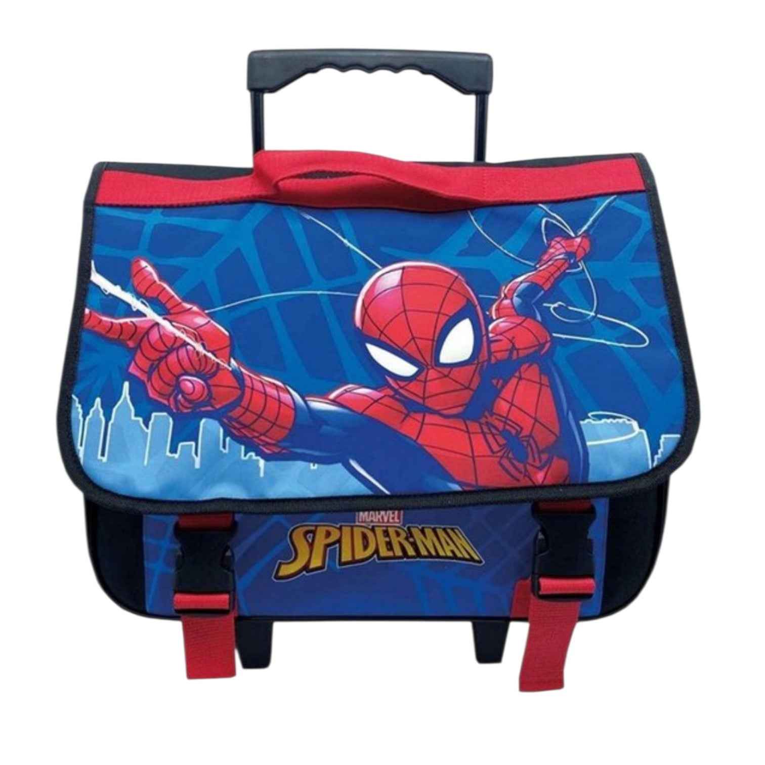 Cartable à Roulettes Marvel Spider-Man 35 x 40 cm – Le Compagnon Idéal pour l'École Primaire