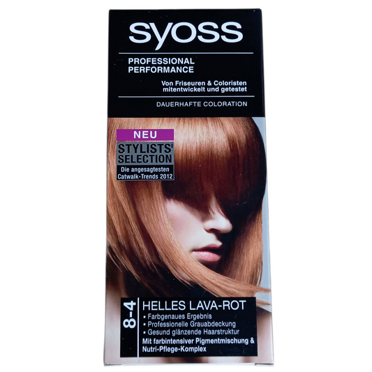 Coloration Schwarzkopf Syoss 8-4 Ambre cuivré