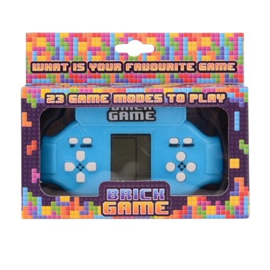 Console de Jeux Portable avec Jeu de Briques Intégré – 3 Couleurs Disponibles (Jaune, Rouge, Bleu)