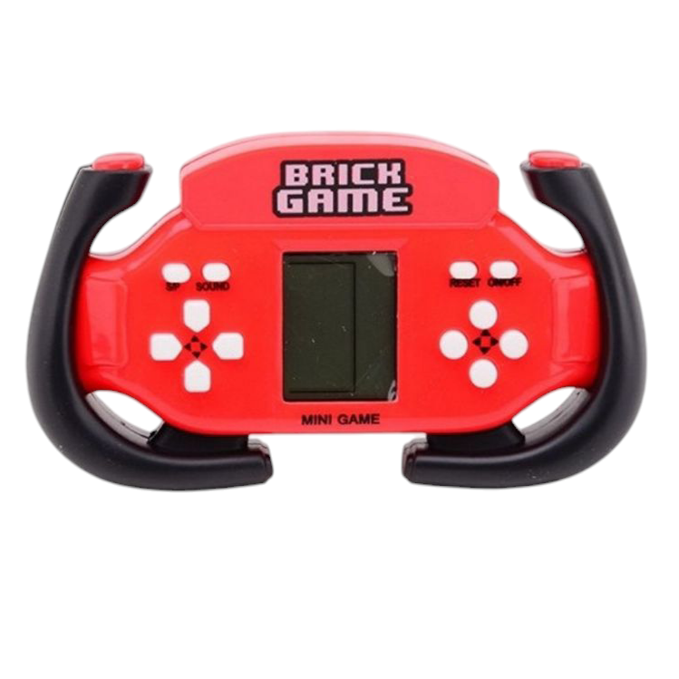 Console de Jeux Portable avec Jeu de Briques Intégré – 3 Couleurs Disponibles (Jaune, Rouge, Bleu)