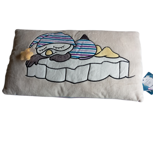 Coussin pingouin tout doux Coussin enfant cocooning 43 x 25 cm