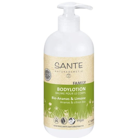 Crème Body Lotion Ananas Citron Bio et Végan 500 ml