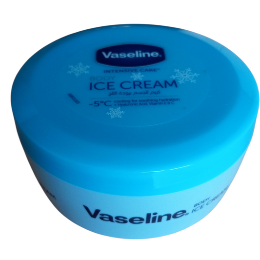 Crème corps Ice Cream Vaseline 200 ml – Hydratation intense et effet rafraîchissant