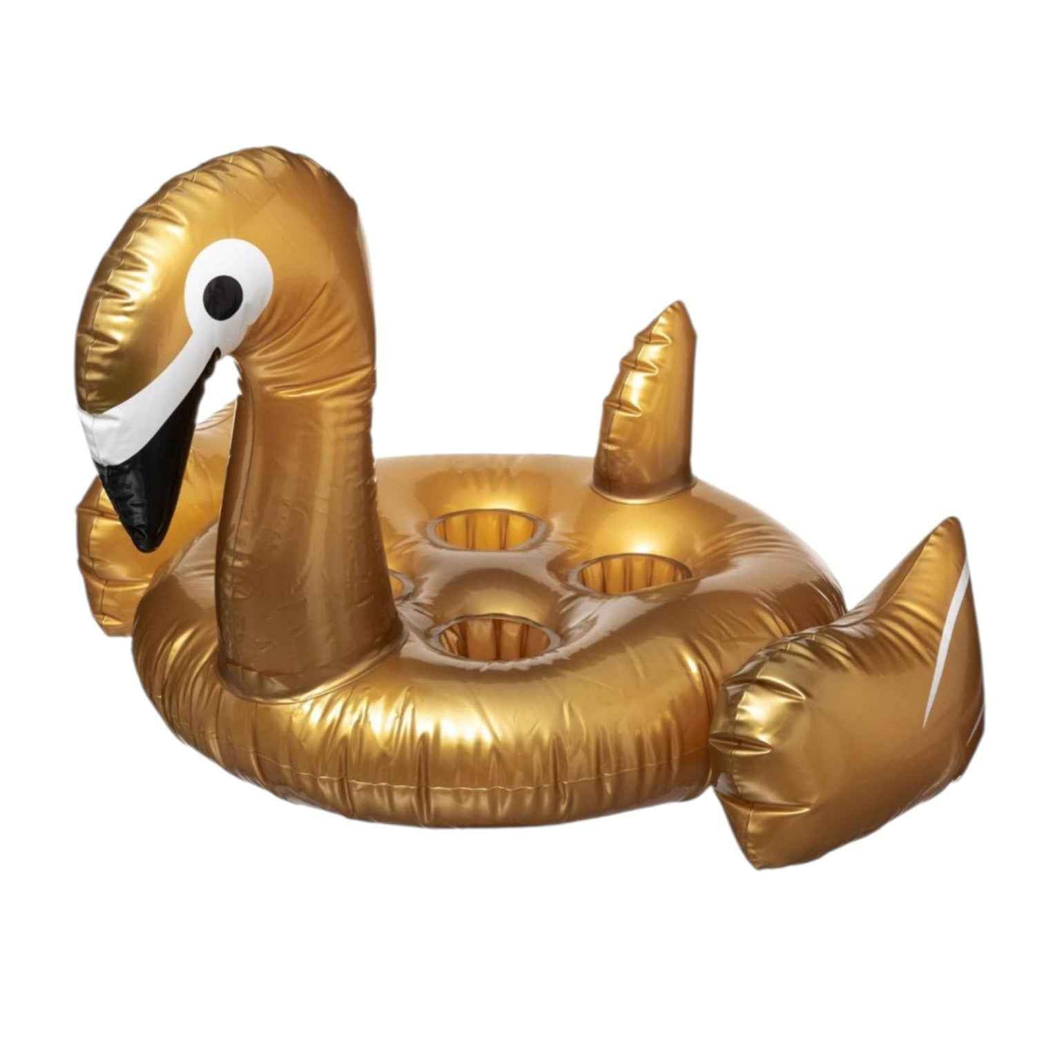 Bar Gonflable Cygne Doré pour Piscine et Spa