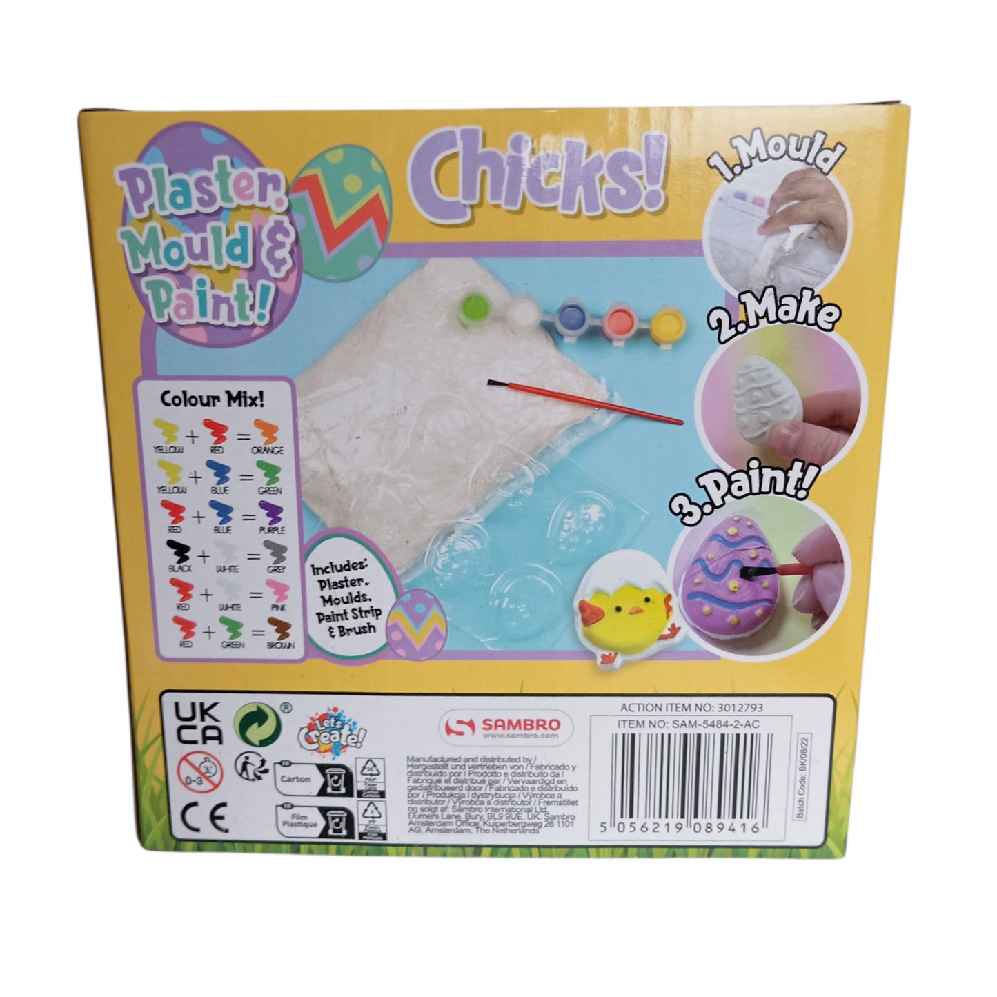 Figurines en Plâtre à Faire Soi-Même – Lapins ou Poussin de Pâques