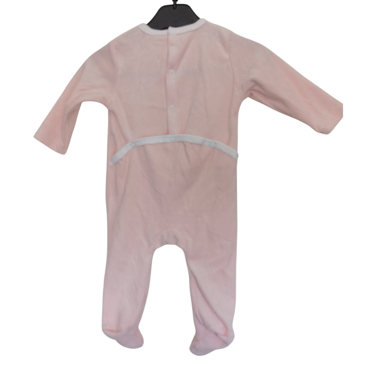 Pyjama bébé une pièce Pommette rose 9 mois – 2 modèles au choix