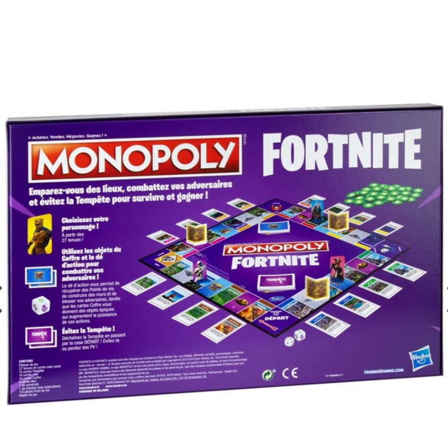 Jeu de société Monopoly Fortnite Français