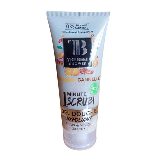 Gel Douche Exfoliant Orange & Cannelle The Best Shower 200 ml – Corps et Visage