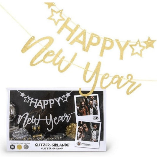 Guirlande "HAPPY NEW YEAR"  3 coloris disponible