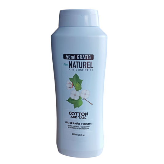 Gel Douche Natural Art Cosmetics Coton Talc 800ml
