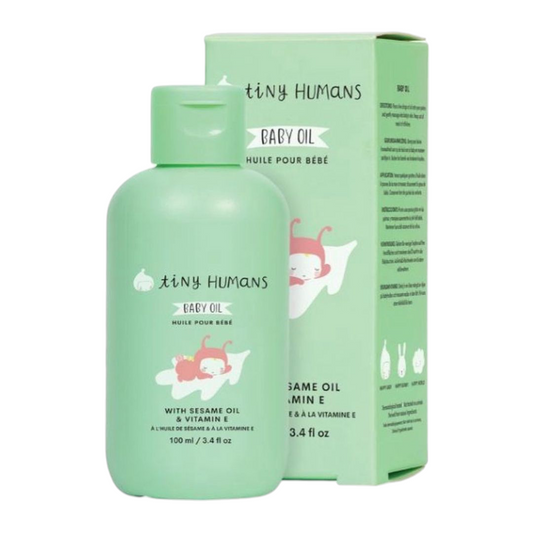 Huile Nourrissante Bébé – Tiny Humans – Huile de Sésame & Vitamine E – 100 ml