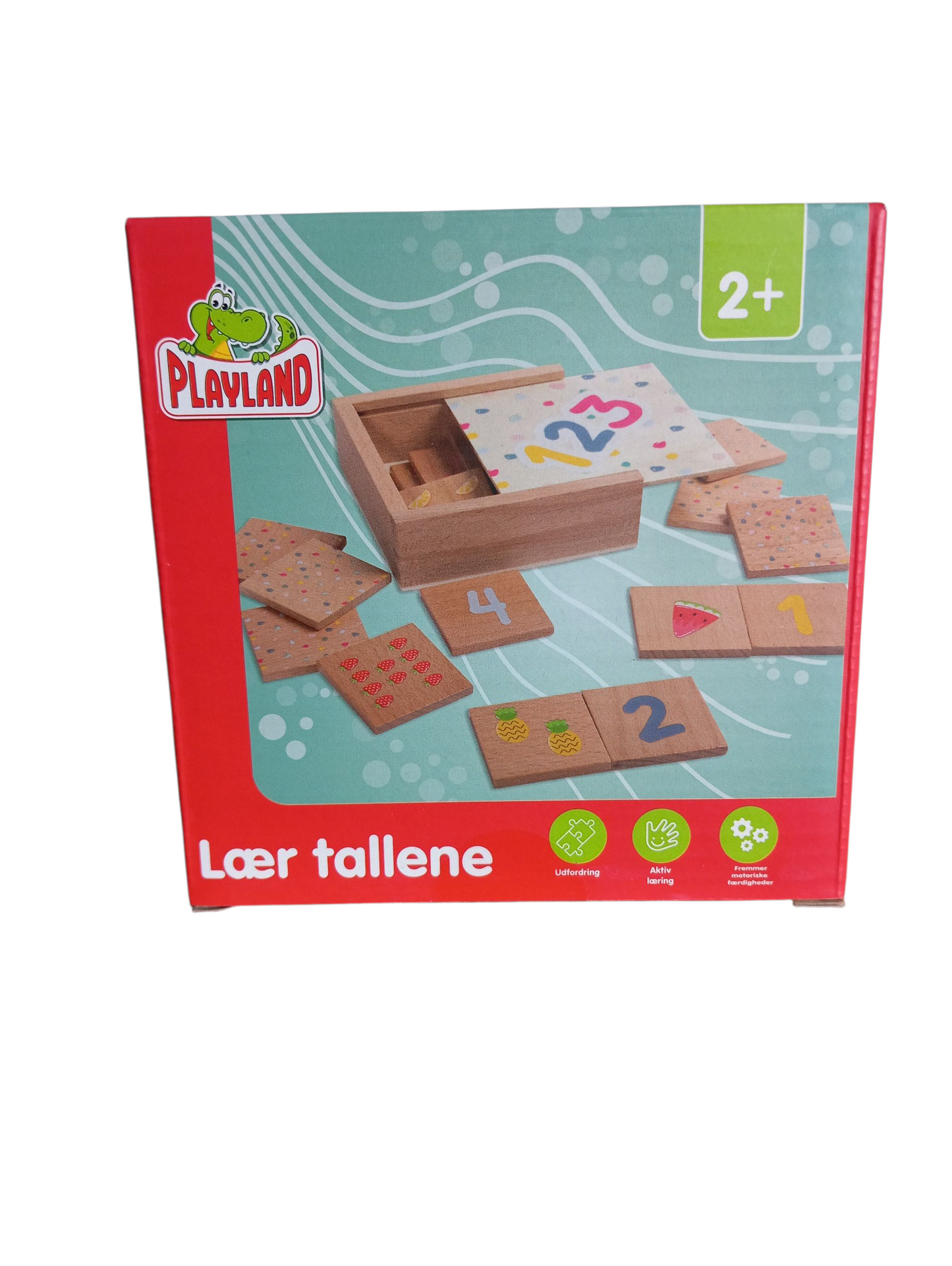 Jeu éducatif en bois (chiffres, formes, couleurs et heure)