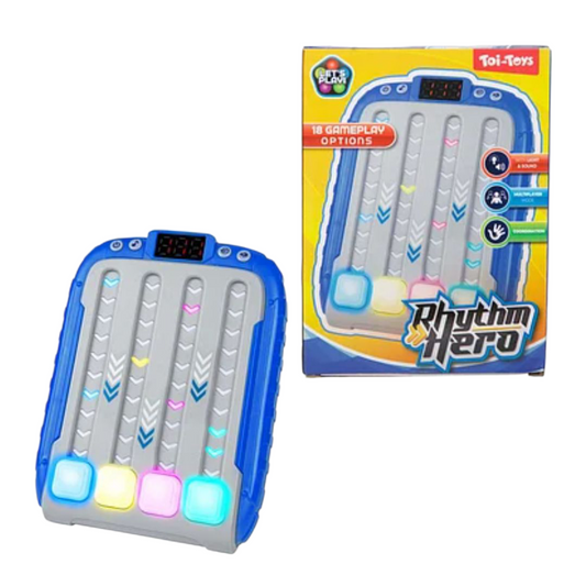 Jeu Électronique Fun Rhythm Hero avec Lumière et Son 18 Modes de Jeu