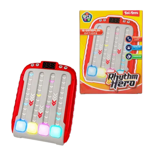 Jeu Électronique Fun Rhythm Hero avec Lumière et Son 18 Modes de Jeu