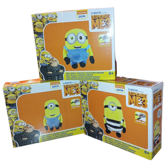 Kit créatif Créer sa propre peluche Minions