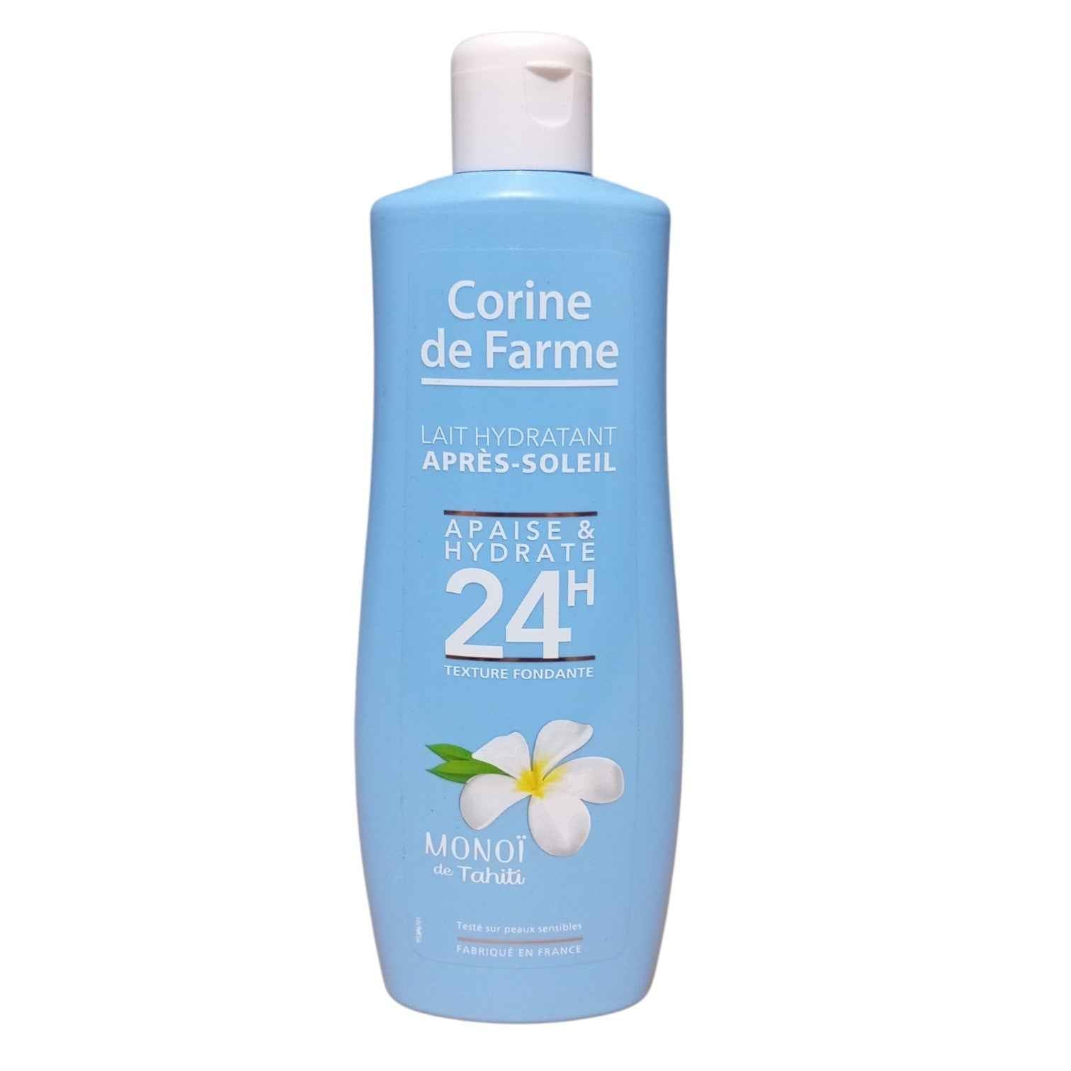 Soins Après-Soleil Corine de Farme Monoï de Tahiti – Lait Hydratant, Lait Prolongateur de Bronzage et Baume Réparateur