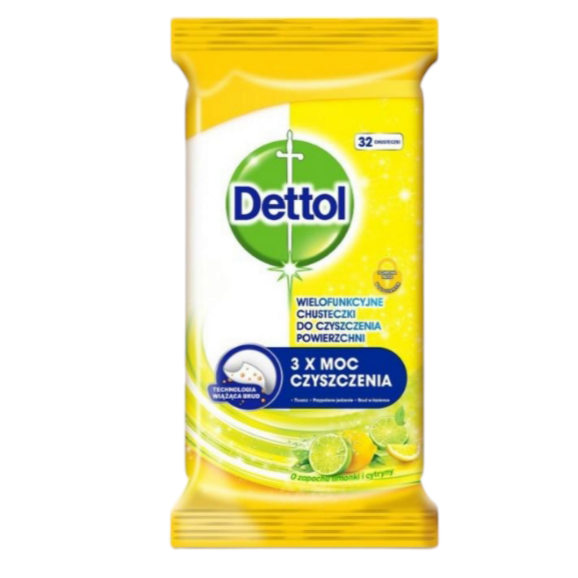 Lingettes Ménagères DETTOL 2 Variétés