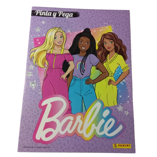 Livre de Coloriage et Autocollants Barbie Pinta y Pega 16 Pages n°42 Panini