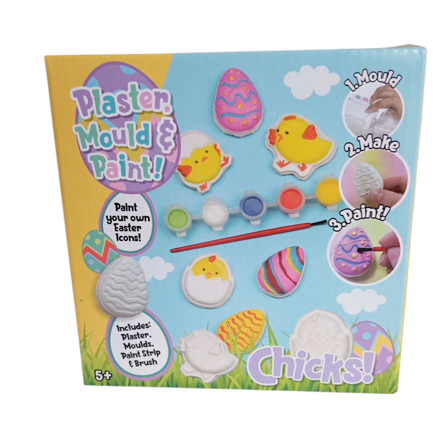 Figurines en Plâtre à Faire Soi-Même – Lapins ou Poussin de Pâques