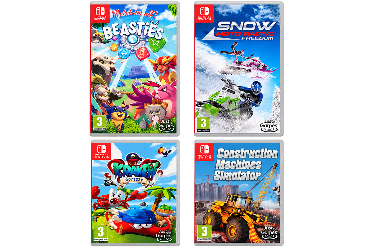 Lot de 94 jeux Nintendo Switch neufs sous blister – Lot revendeur – 11 titres