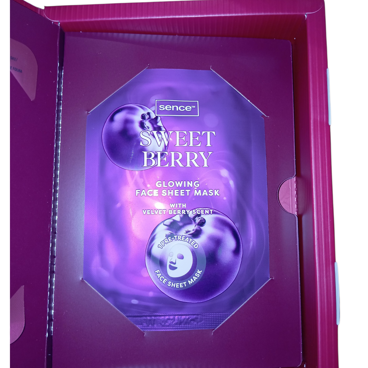 Coffret 5 masques en tissu visage Sence vegan – Soin hydratant et éclat