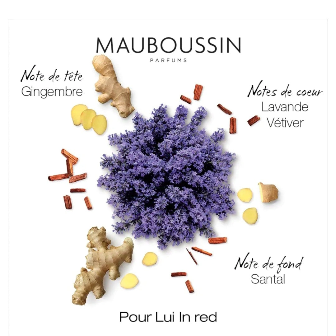 Coffret Prestige Homme Mauboussin In Red Pour Lui – Élégance, Intensité et Raffinement