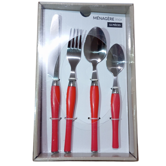 Ménagère 16 pièces en inox Danyson Home.