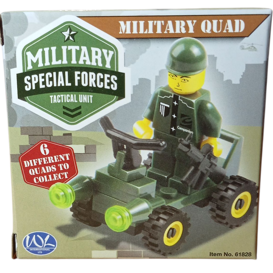 PLAMAX MYO Brix – Figurines + Quad à Monter (Type LEGO) – 6 Modèles à Collectionner