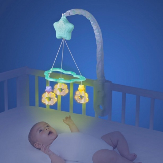 Mobile Lumineux et  Apaisant Avec Lumière Et Son Dreamtime Playgro