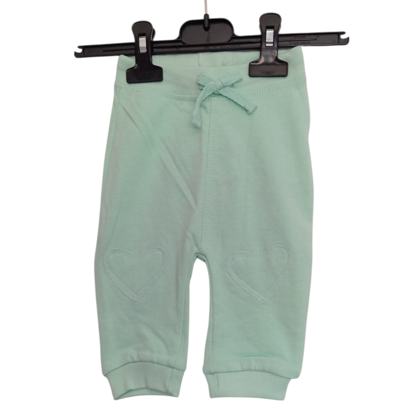 Pantalon Jogging Bébé Pommette 100 % Coton – Jaune ou Vert Menthe – 9 à 12 Mois