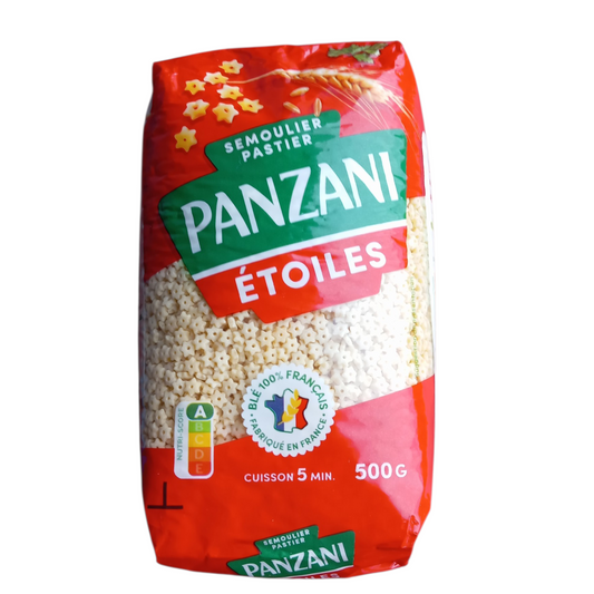 Pâtes étoiles Panzani 500 g  Fabriquées en France avec du blé français
