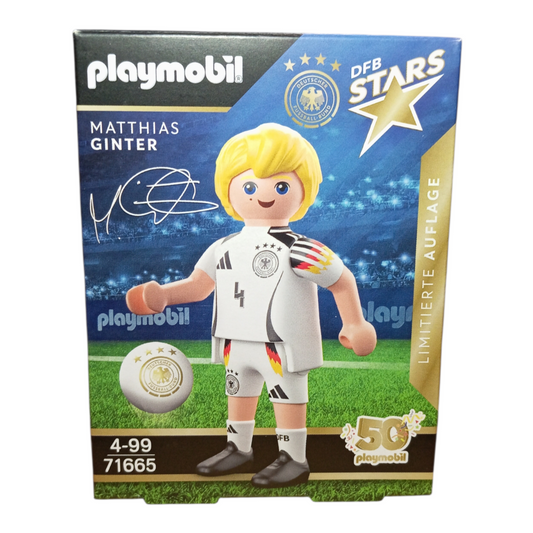 Playmobil 71665 Matthias Ginter Figurine Officielle DFB Édition Limitée