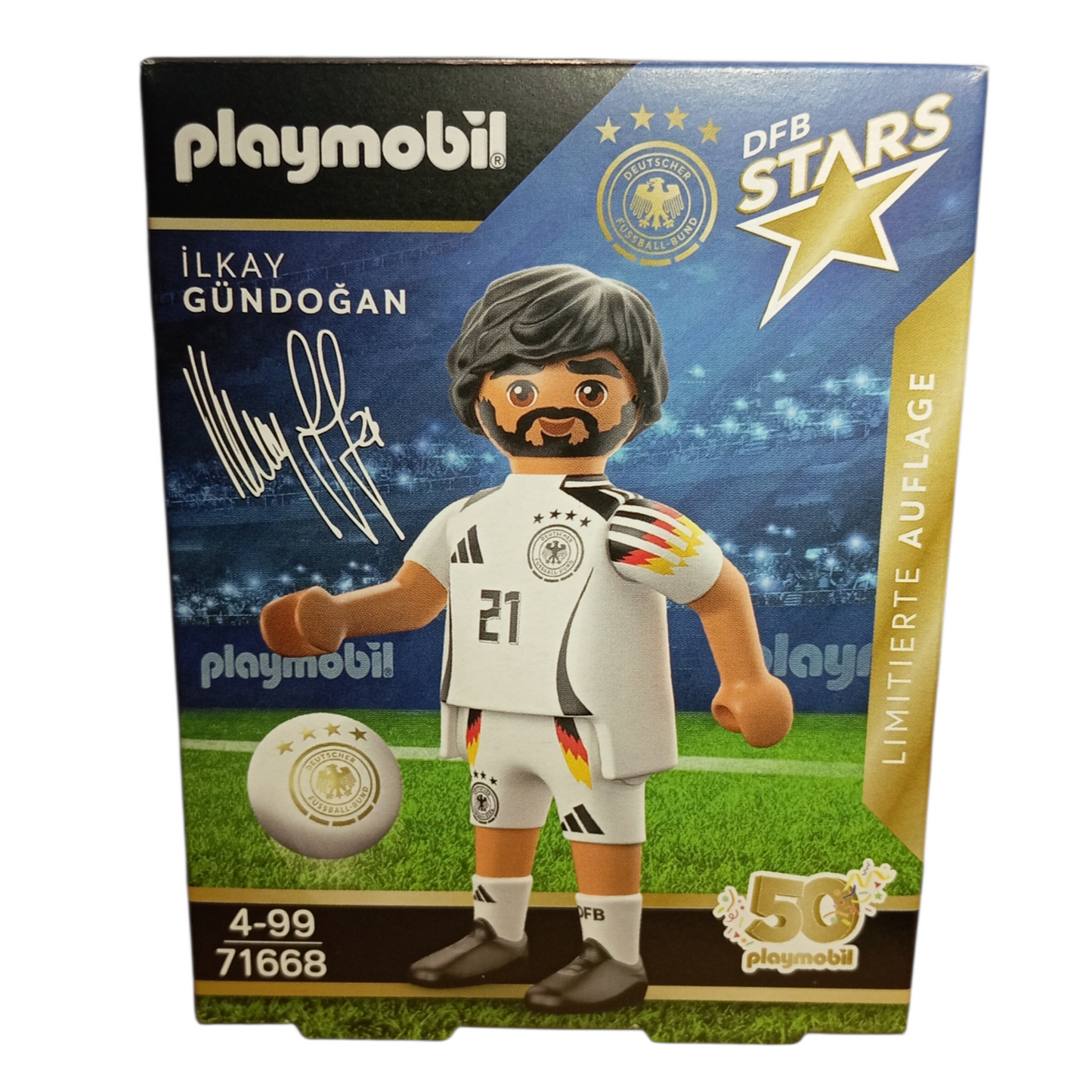 Playmobil 71668 Ilkay Gündogan Figurine Officielle DFB – Édition Limitée