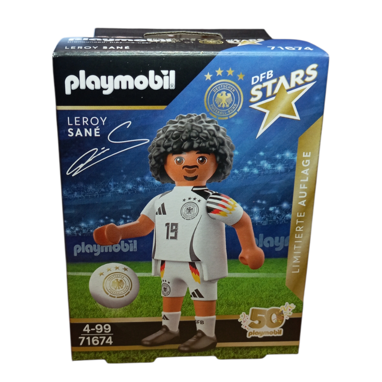 Playmobil 71674 – Leroy Sané Figurine Officielle DFB – Édition Limitée