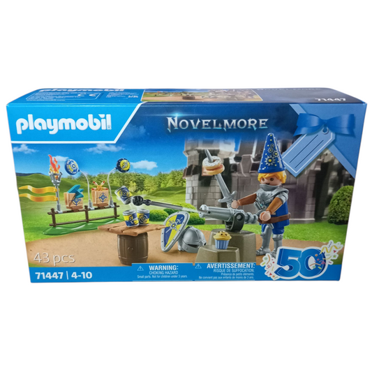 PLAYMOBIL 71447 – Chevalier et Décorations de Fête – Coffret Novelmore