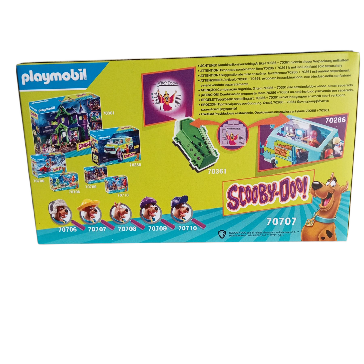 PLAYMOBIL SCOOBY-DOO 70707 – Vera, Scooby et le Sorcier Mystérieux