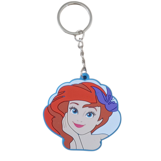 Porte-clés Disney Princesse 4 modèles PVC (Arielle, Blanche-Neige…)