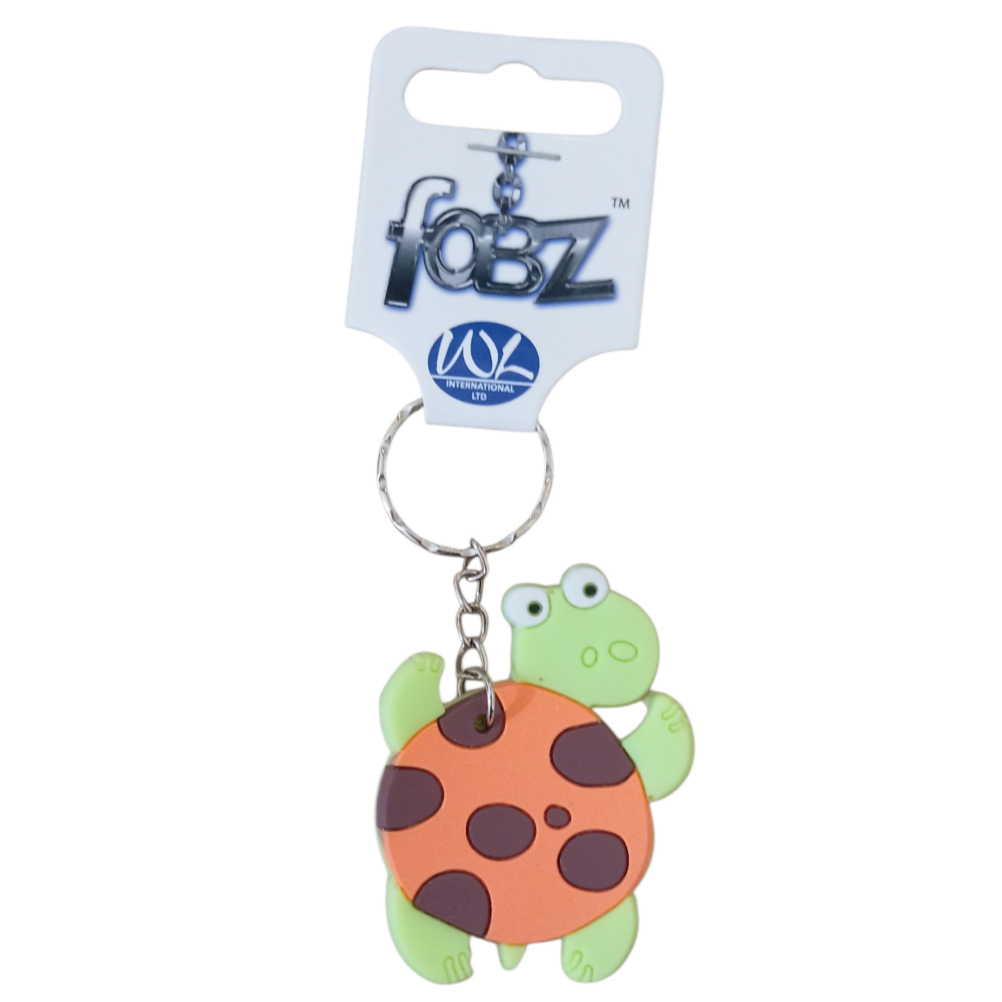 Porte-clés Animaux Mignons Grenouille, Tortue, Canard et Coccinelle