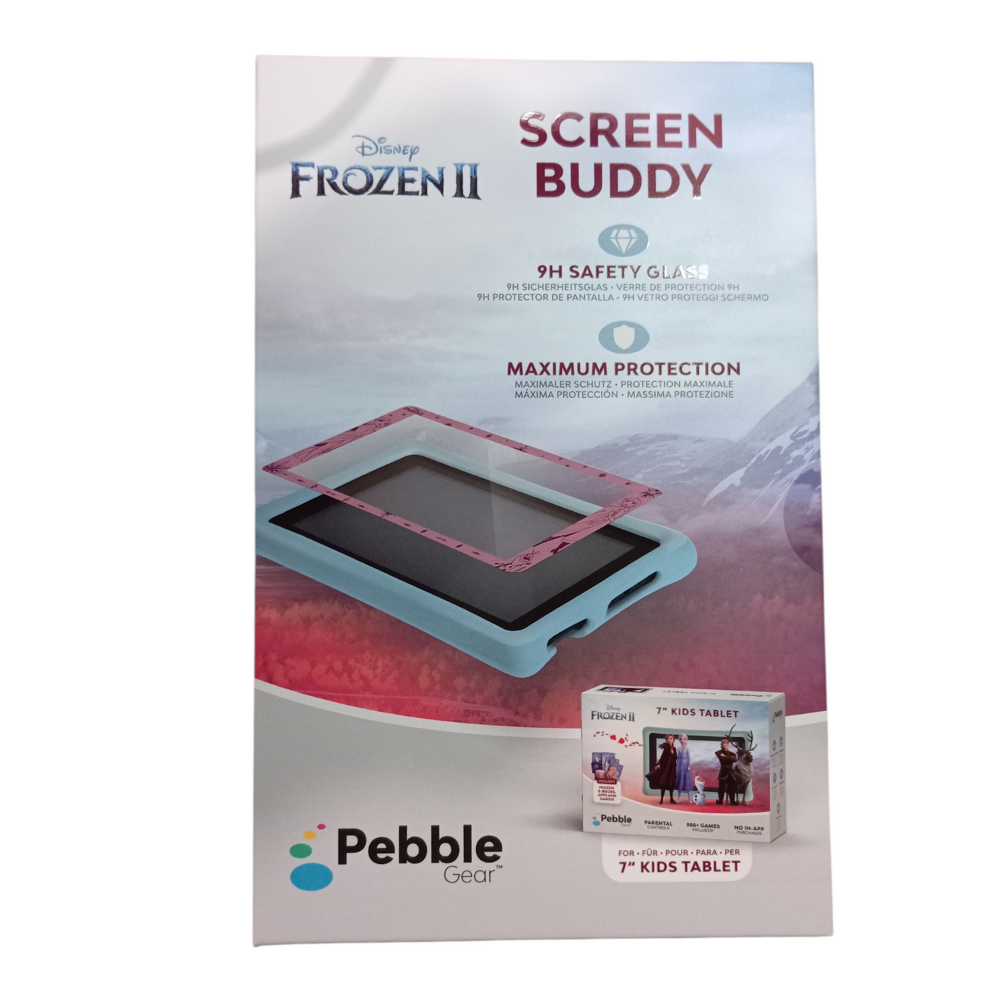 Film de Protection Écran Pebble Gear 7'' Frozen 2 (Rose)