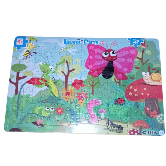 PUZZLE Enfants Papillon ou Train 120 Pcs