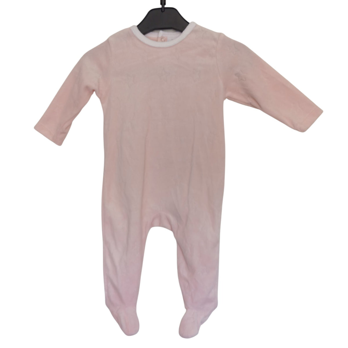 Pyjama bébé une pièce Pommette rose 9 mois – 2 modèles au choix