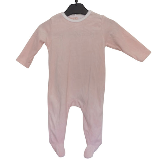 Pyjama bébé une pièce Pommette rose 9 mois – 2 modèles au choix