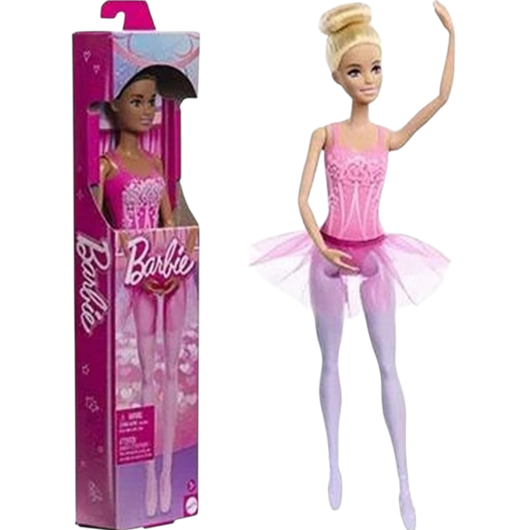 Barbie Poupée Ballerine – Modèle Blonde ou Brune