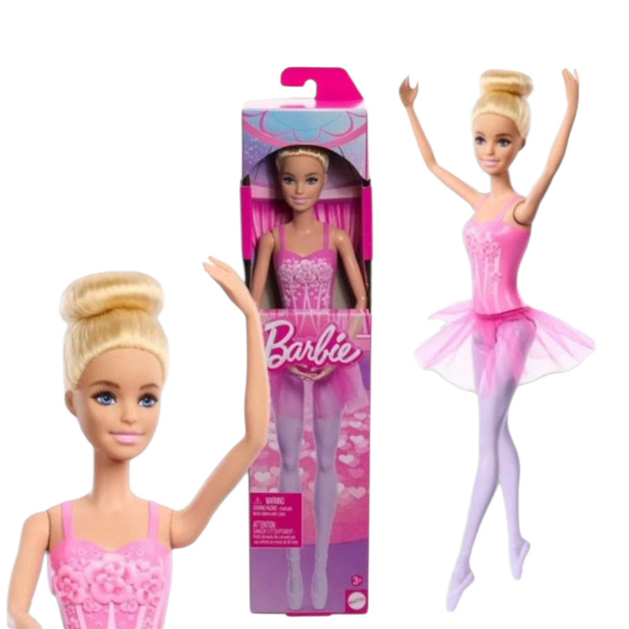 Barbie Poupée Ballerine – Modèle Blonde ou Brune