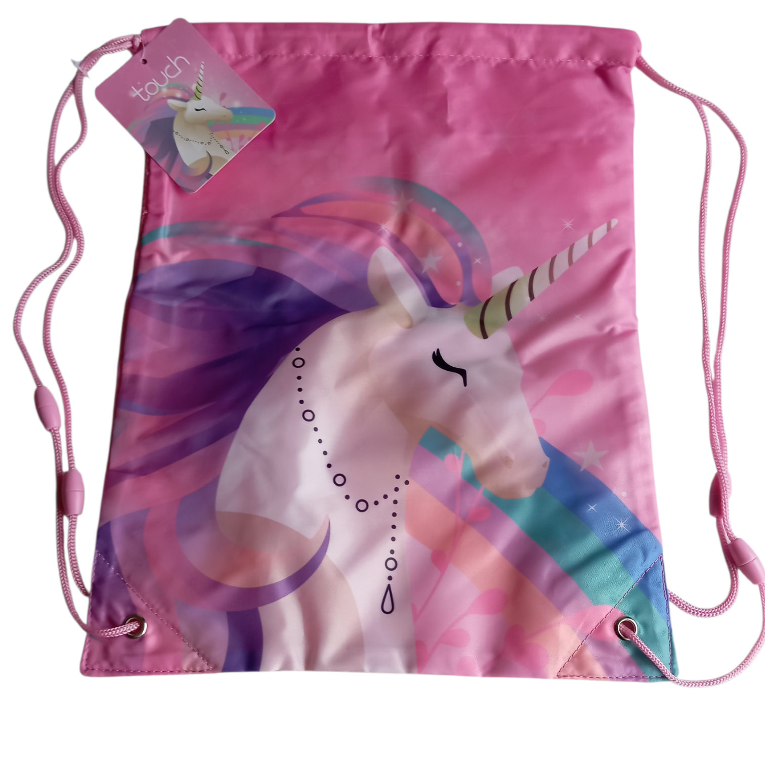Sac de sport licorne enfant – Sac à cordon léger et pratique 32 x 41 cm