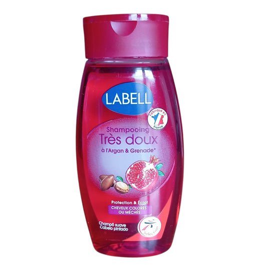 Shampooing Très Doux Labell à l’Huile d’Argan et Grenade 250 ml