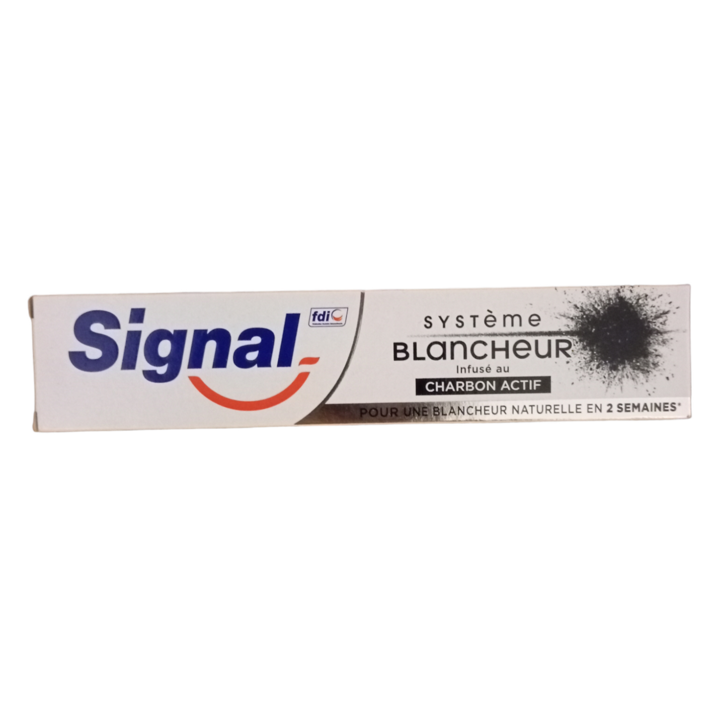 Dentifrice signal système Blancheur Charbon actif