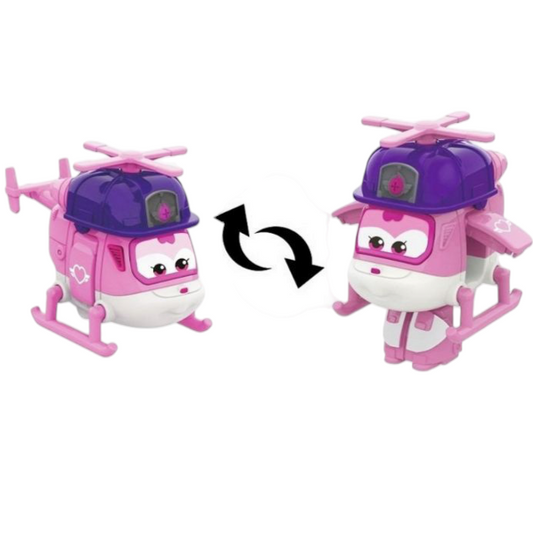 Super Wings Transform A Bots – Rescue Dizzy – Jouet Transformable dès 3 ans
