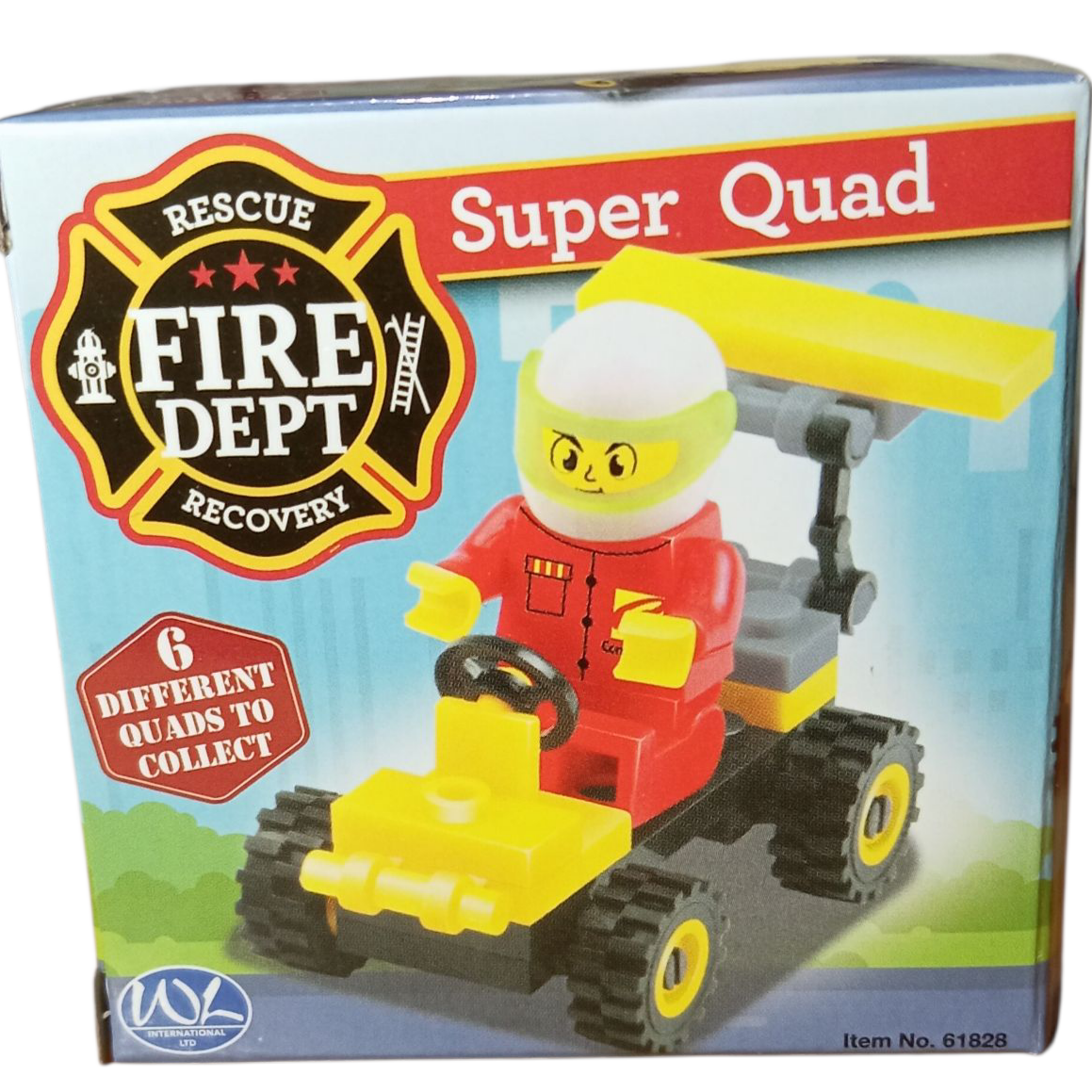 PLAMAX MYO Brix – Figurines + Quad à Monter (Type LEGO) – 6 Modèles à Collectionner